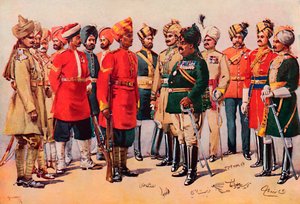 「インド兵のグループ」、1913