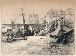 ノートルダムとケドベスーン、1915年 作： AR Kempken