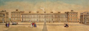 フランシスストリートゲートから見たケンタッキー州海兵隊兵舎、1855年 作： A. Arman