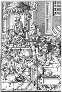 拷問、1541年1849年。 作： A. Bisson