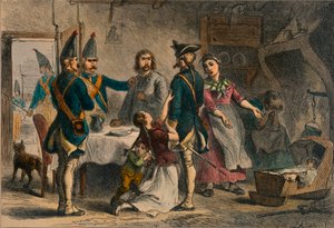 アメリカでの奉仕のためのドイツ兵の徴兵、19世紀