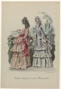 フランク レスリーのレディース マガジン、1871 年、NY.17、998.B 作： A. Bodin