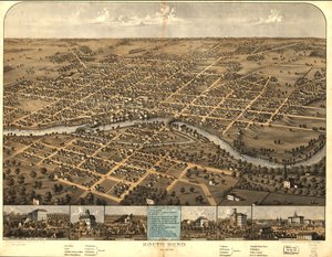 1866年、インディアナ州サウスベンド。