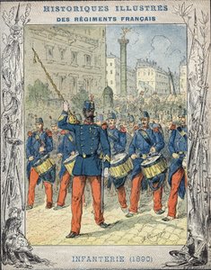 フランスの歩兵 作： A. Demarle