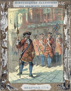 フランスの歩兵 作： A. Demarle
