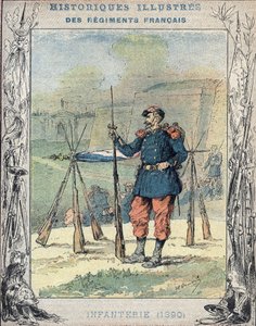 フランスの歩兵 作： A. Demarle