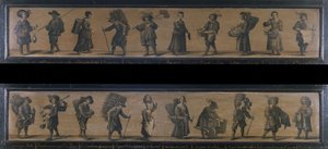 レ・クリス・ド・パリ、1634年（木・油彩） 作： A. Doy