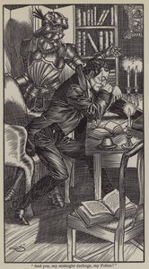 チャールズ・ラムの「The Essays of Elia」のイラスト（リトグラフ 作： A. Garth Jones