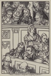 チャールズ・ラムの「The Essays of Elia」のイラスト（リトグラフ 作： A. Garth Jones