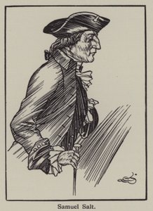 チャールズ・ラムの「The Essays of Elia」のイラスト（リトグラフ版 作： A. Garth Jones