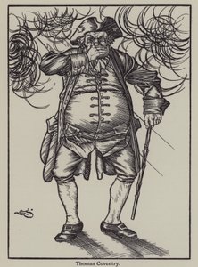 チャールズ・ラムの「The Essays of Elia」のイラスト（リトグラフ 作： A. Garth Jones