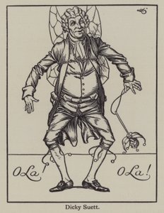 チャールズ・ラムの「The Essays of Elia」のイラスト（リトグラフ版 作： A. Garth Jones
