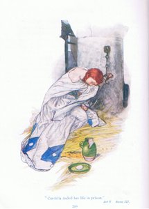 コーデリアは牢獄で人生を終えた（リア王）」（Ward Lock & Co Ltd.発行の「Tales from Shakespeare」より