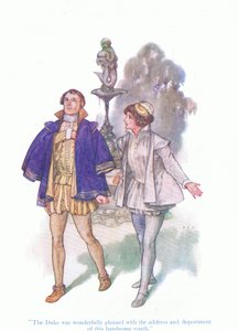 公爵は、このハンサムな若者の挨拶と身のこなしに大変満足していた。 作： A. Jackson