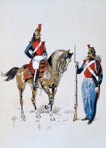 パリ警備隊、1852年12月11日-1870年9月10日、1887年 作： A. Lemercier