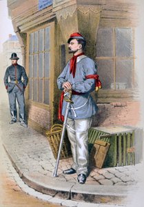 パリジャンシビックガード、1887年 作： A. Lemercier
