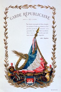共和党警備隊、1887 作： A. Lemercier
