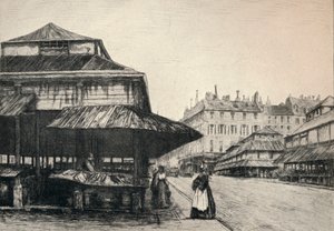 マルシェサントノーレ、1915 作： A. P. Martial