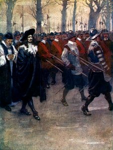 チャールズザキングは、1649年、1905年にロンドンの街を最後に歩きました。 作： A. S. Forrest