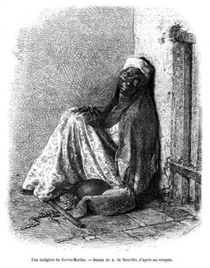 19世紀のコロンビア、サンタマルタの女性 作： A. de Neuville