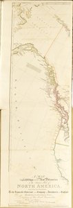 北アメリカ大陸内陸部における新発見のすべてを示す地図