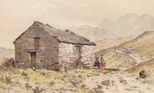 北ウェールズ、Ghorphwysfaの小屋（クロモリソ） 作： Aaron Edwin Penley
