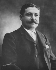 レオン・ドーデ、c1893 作： Aaron Gerschel