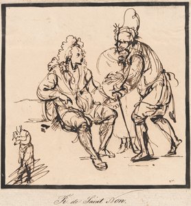 庭師と紳士 作： Abbé de Saint Non Jean Claude Richard
