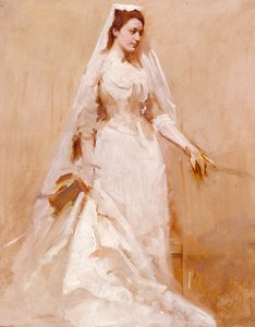 花嫁、カリフォルニア州。 1895年。 作： Abbott Handerson Thayer