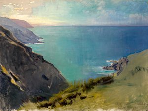 コーニッシュ岬、1898 年。 作： Abbott Handerson Thayer