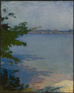 ダブリン池、ニューハンプシャー州、1894 年。 作： Abbott Handerson Thayer