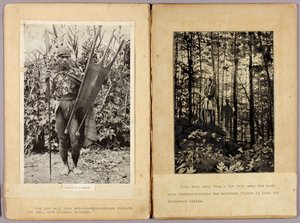カリンガの戦士と北アメリカ・インディアン、『動物界における色彩の隠し方』学習用フォルダ 作： アボット・ハンダーソン・セイヤー