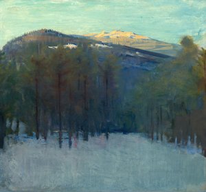 モナドノック山 作： Abbott Handerson Thayer