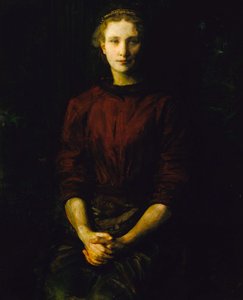 ある貴婦人の肖像（ウィリアム・B・キャボット夫人） 作： Abbott Handerson Thayer