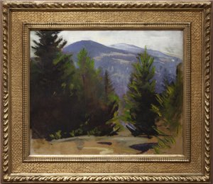 モナドノック山のスケッチ、1897年 作： Abbott Handerson Thayer