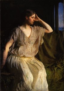 ギリシャのガウンを着た女性、1894年頃 作： Abbott Handerson Thayer