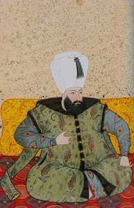 Ahmed I 1590-1617、オスマン帝国のスルタン、1705年頃 作： Abdulcelil Levni