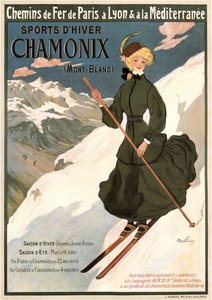 シャモニー モンブラン、1905 年 作： Abel Faivre