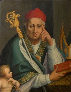 カバのアウグスティヌス。 作： Abraham Bloemaert