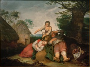 放蕩息子のいる農民のシーン 作： Abraham Bloemaert