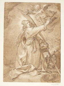 殉教者としてのカタリーナ 作： Abraham Bloemaert