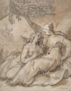セレスとプロセルピナ(?) 作： Abraham Bloemaert