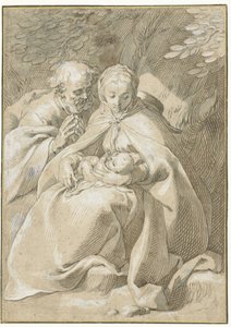 聖家族 作： Abraham Bloemaert