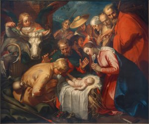 羊飼いの賛美 作： Abraham Bloemaert