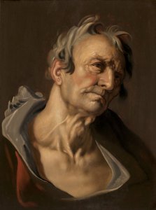 老人の頭 作： Abraham Bloemaert