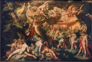 ペレウスとテティスの結婚式 作： Abraham Bloemaert