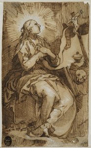 聖マリア・マグダレナ 作： Abraham Bloemaert