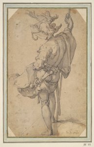 立っている兵士 作： Abraham Bloemaert
