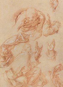 手と曲がる図形の研究 [裏面] 作： Abraham Bloemaert