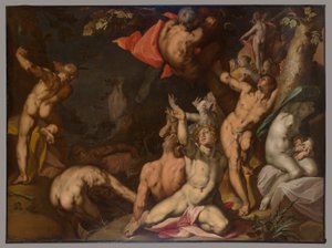 大洪水 作： Abraham Bloemaert